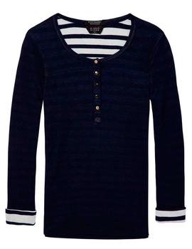 Jersey Maison Scotch Náutico para mujer