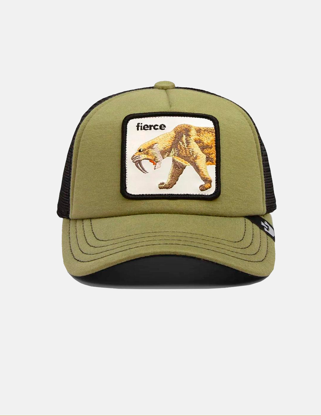 Gorra Goorin Bros Fierce verde para niño