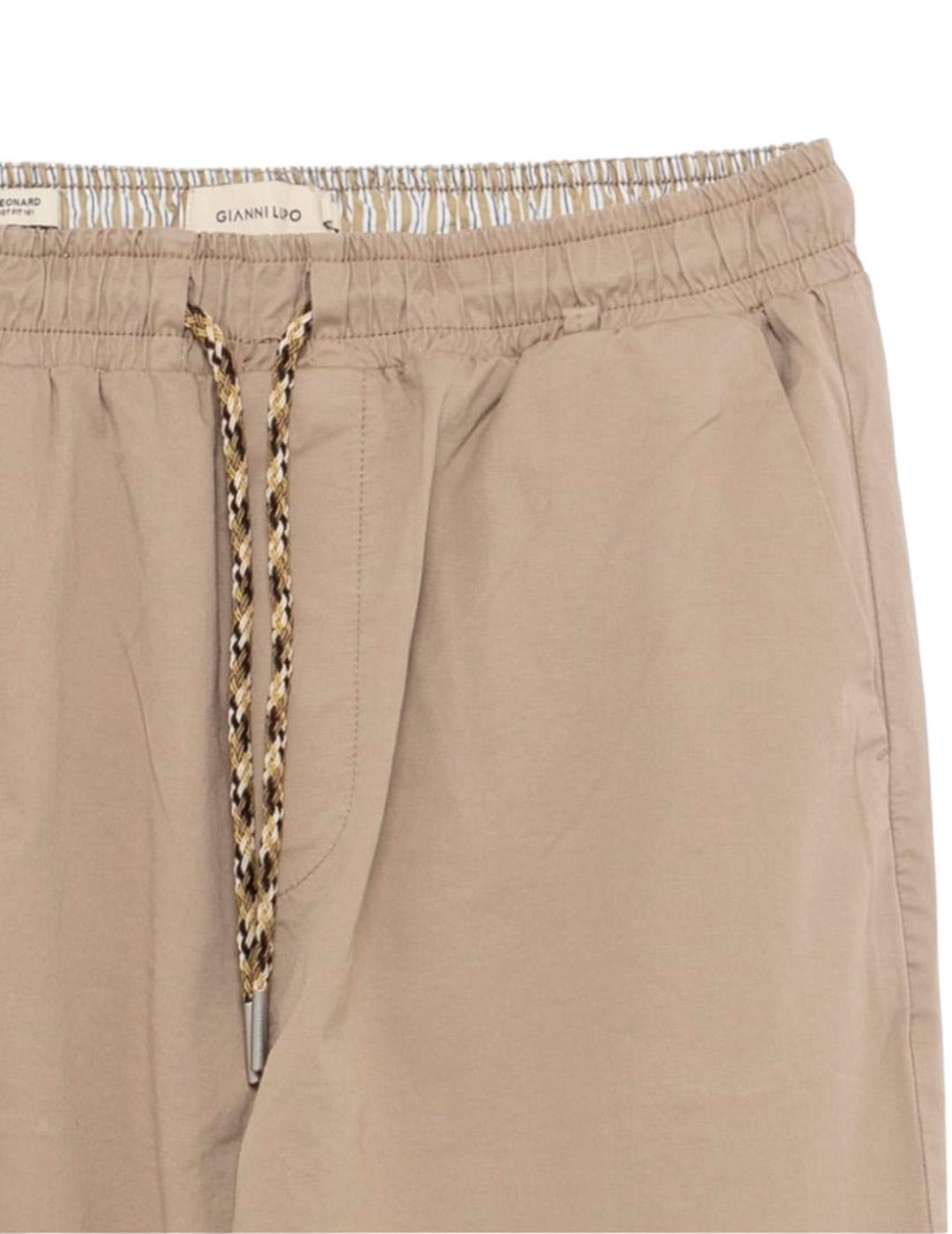 Pantalón Gianni Lupo casual beige