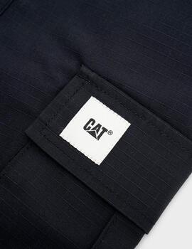 Pantalón corto Caterpillar negro con bolsillos
