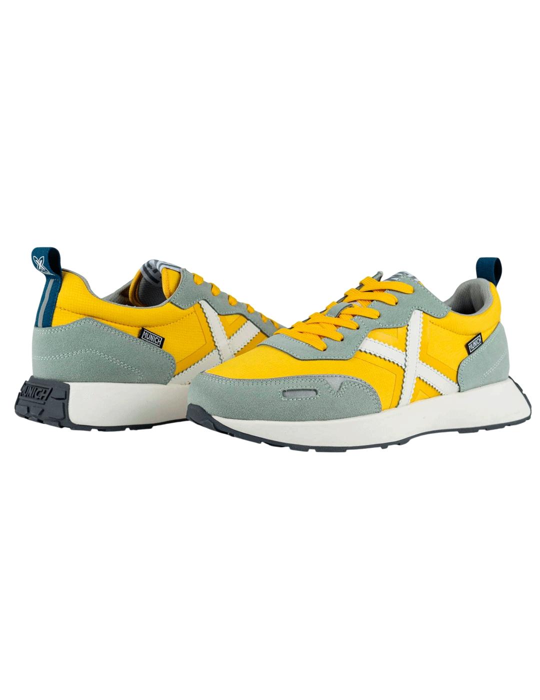Zapatillas Munich Xemine 76 amarillas para hombre