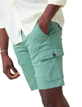 Pantalón corto Altona Dock verde con bolsillos