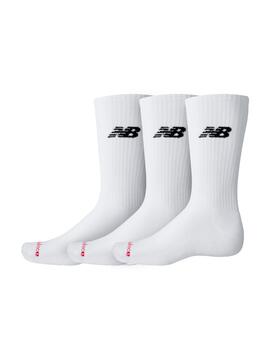 Tres pares de calcetines New Balance blancos