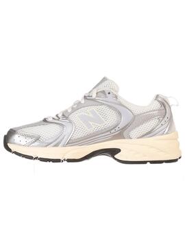 Zapatillas New Balance 530 grises metálicas