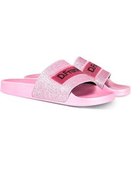 Chanclas D Franklin rosas para mujer