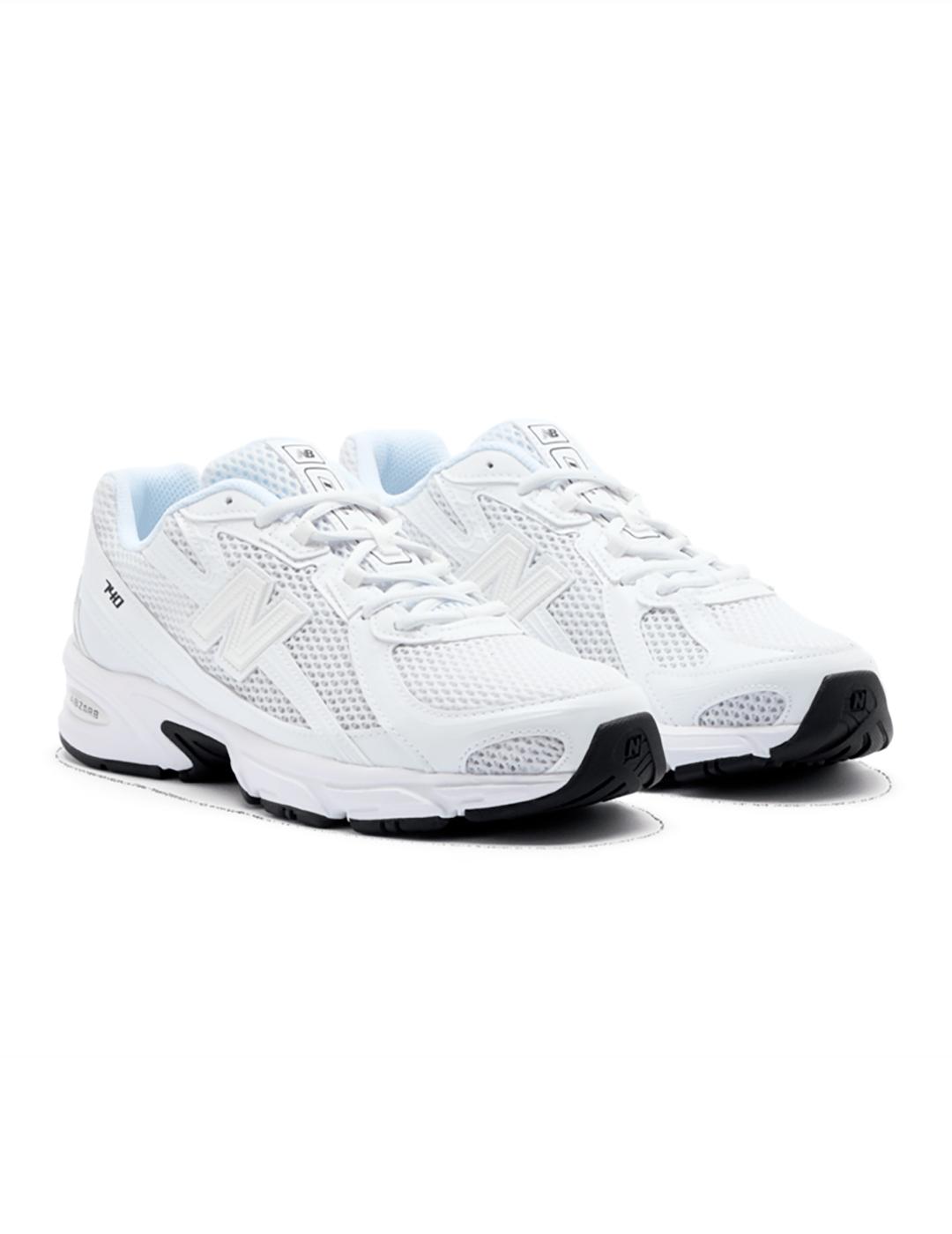 Zapatillas New Balance 740 todas blancas