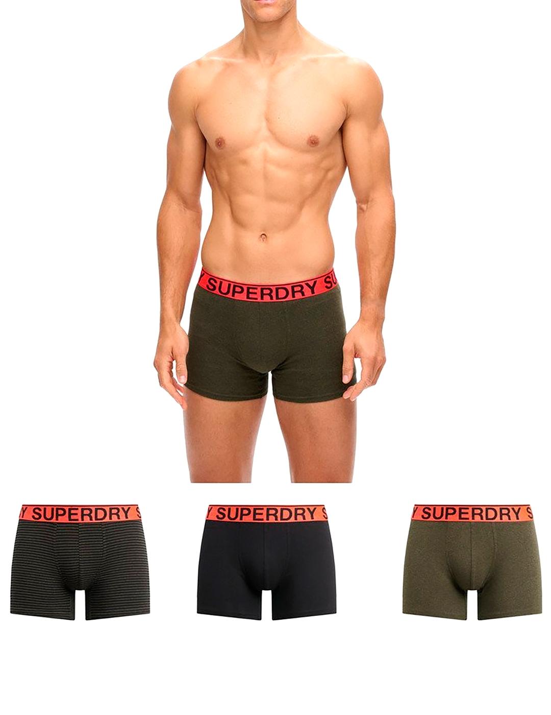 Ropa interior Superdry para hombre negra