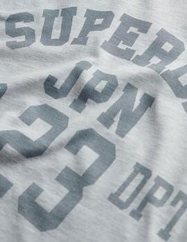 Camiseta Superdry Japan gris