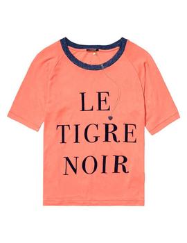 Camiseta Maison Scotch Le Tigre Noir para mujer