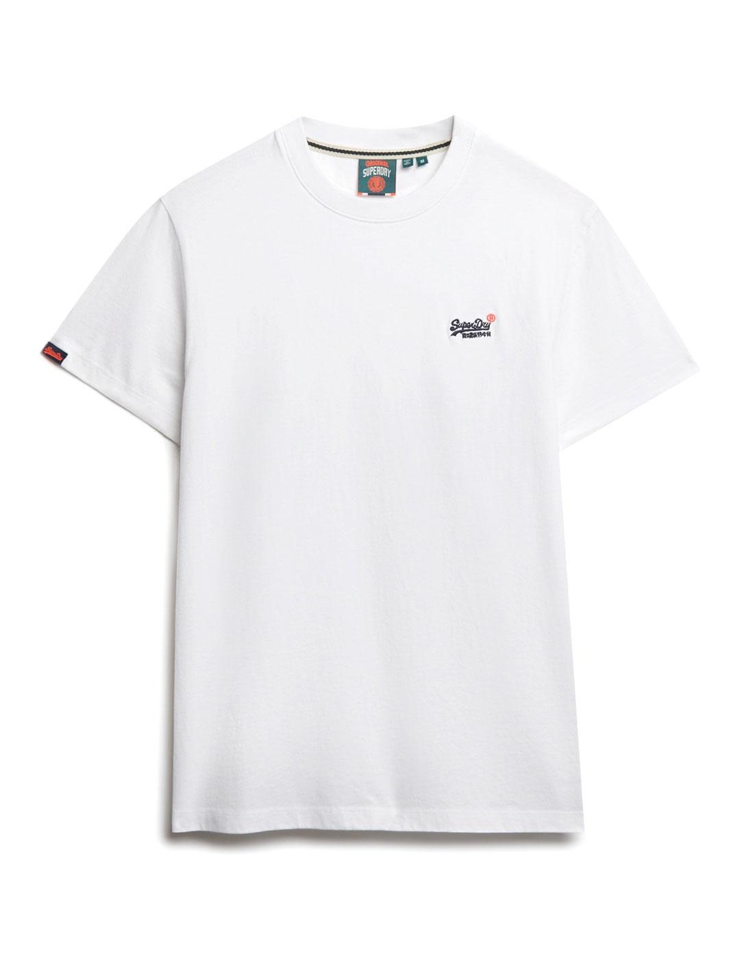 Camiseta básica Superdry blanca