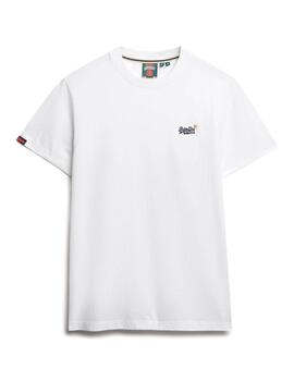 Camiseta básica Superdry blanca