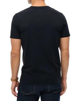 Camiseta Vintage Superdry azul marino