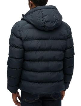 Plumífero Superdry azul marino para hombre