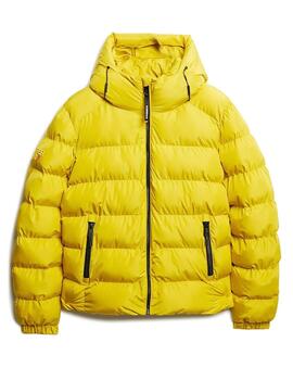 Plumífero Superdry amarillo para hombre