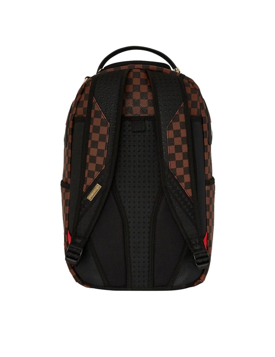 Mochila Sprayground cuadros marrones