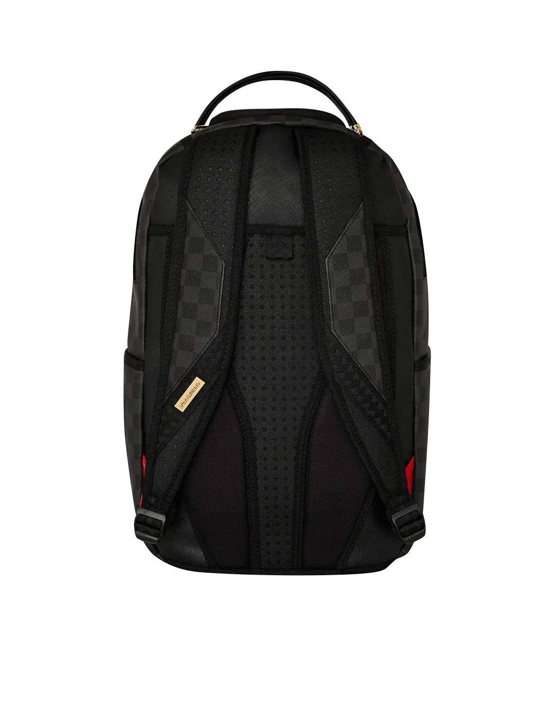 Mochila tiburón Sprayground cuadros negros