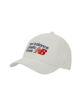 Gorra básica New Balance color blanco
