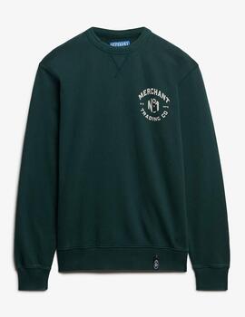 Sudadera Superdry Merchant Trading 1 verde