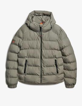Plumífero Superdry verde claro para hombre