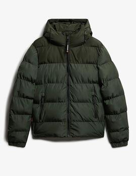 Cazadora acolchada Superdry verde para hombre
