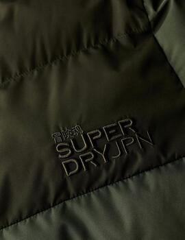 Cazadora acolchada Superdry verde para hombre