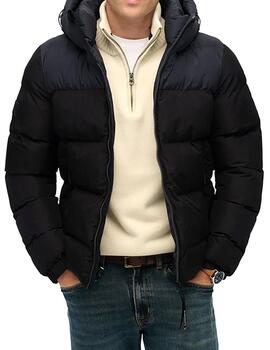 Cazadora acolchada Superdry negra para hombre