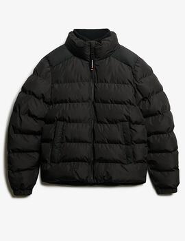 Plumífero Superdry negro para hombre
