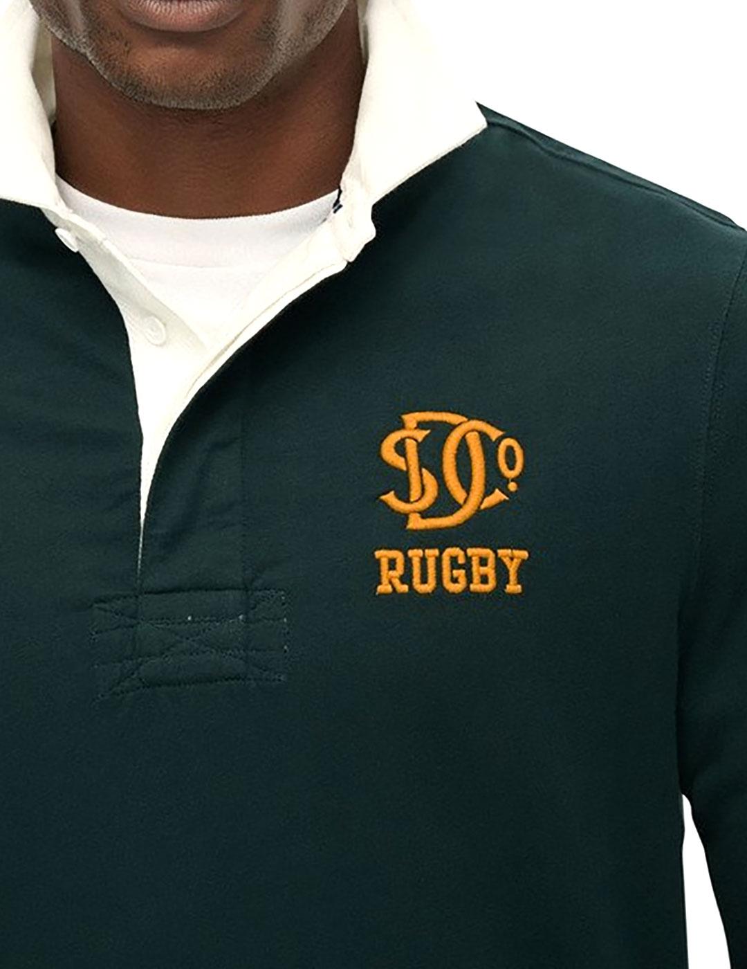 Polo rugby Superdry verde botella