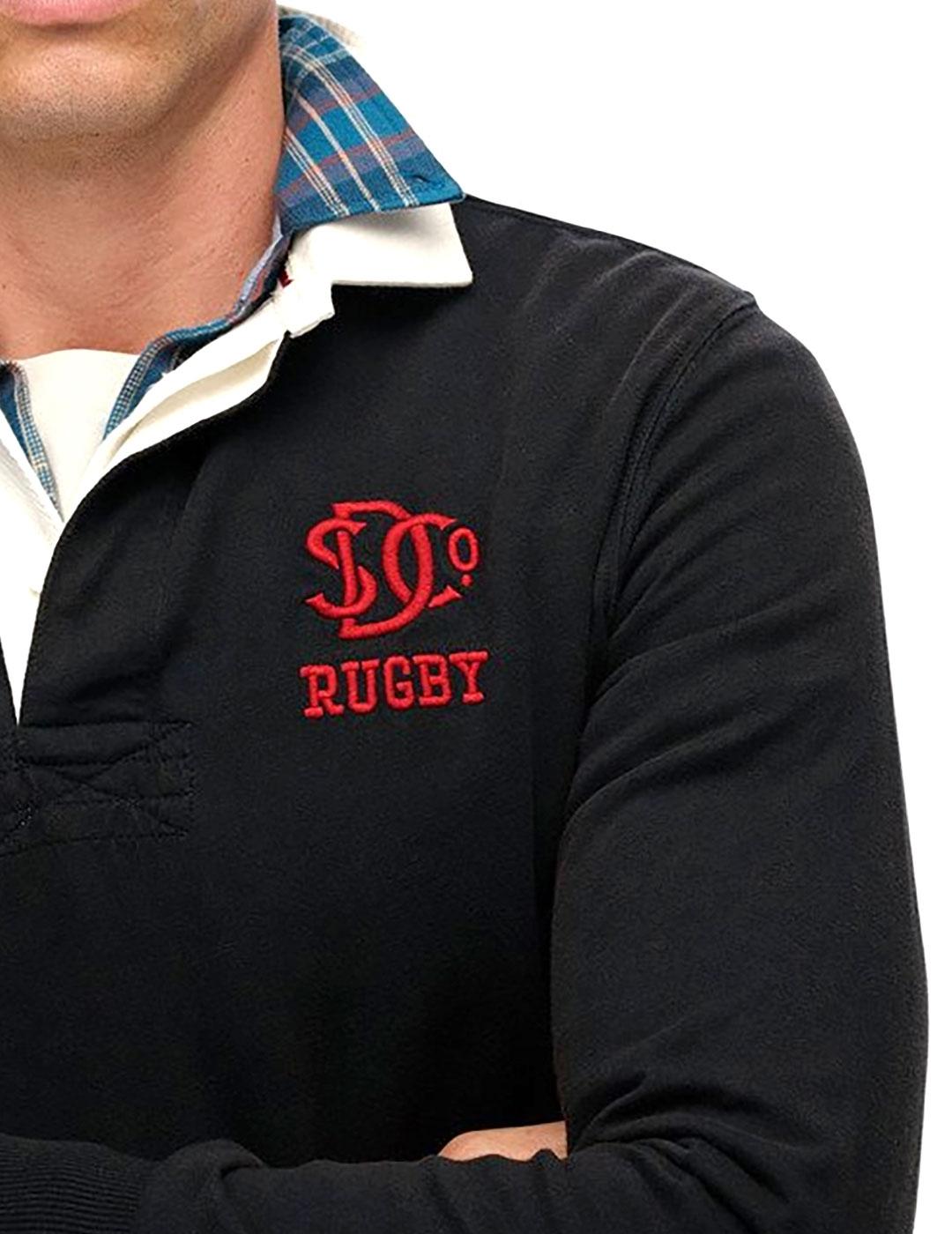 Polo rugby Superdry azul marino