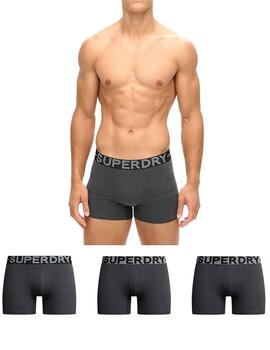 Ropa interior Superdry gris para hombre
