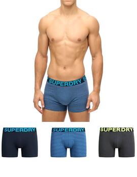 Ropa interior Superdry azul para hombre