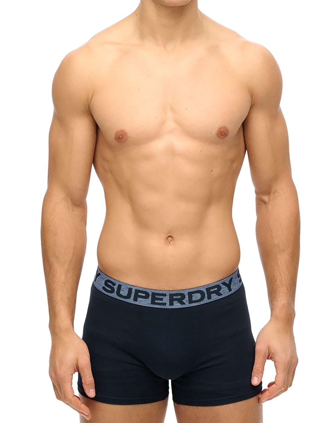 Ropa interior Superdry azul marino para hombre