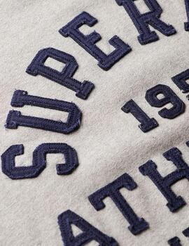 Sudadera Superdry Vintage Athletic gris para hombre