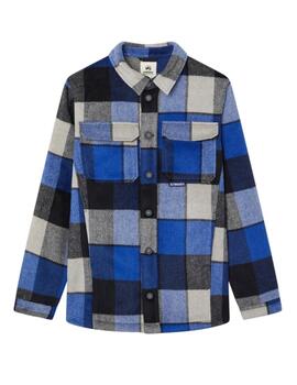 Sobrecamisa Altona Dock de cuadros grandes azules