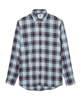 Camisa Altona Dock de cuadros azules para hombre