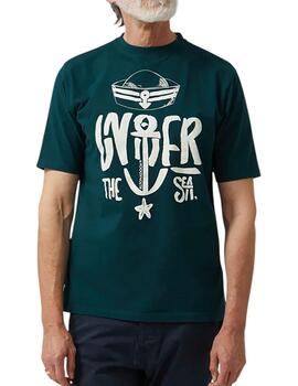 Camiseta Altona Dock ancla verde