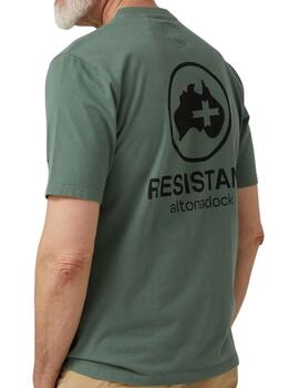 Camiseta básica Altona Dock Resistant verde