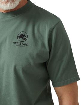 Camiseta básica Altona Dock Resistant verde