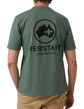 Camiseta básica Altona Dock Resistant verde