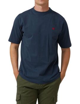 Camiseta básica Altona Dock azul marino