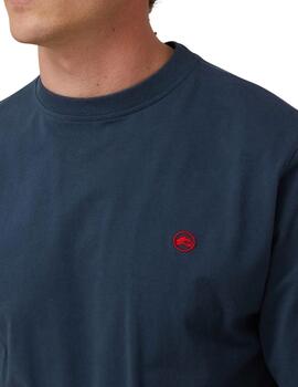 Camiseta básica Altona Dock azul marino