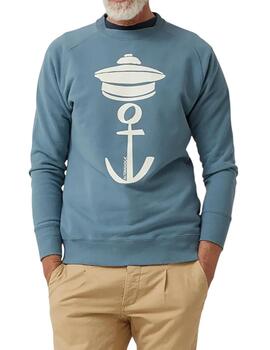 Sudadera Altona Dock ancla azul