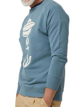Sudadera Altona Dock ancla azul
