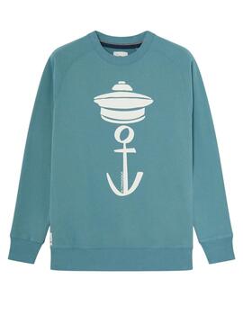 Sudadera Altona Dock ancla azul