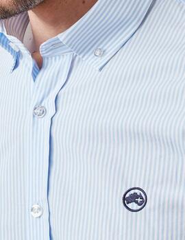 Camisa Altona Dock para vestir de rayas azules