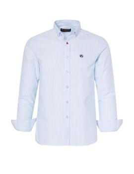 Camisa Altona Dock para vestir de rayas azules
