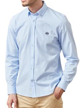 Camisa Altona Dock para vestir de cuadros azules