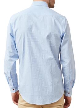 Camisa Altona Dock para vestir de cuadros azules