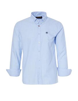 Camisa Altona Dock para vestir de cuadros azules