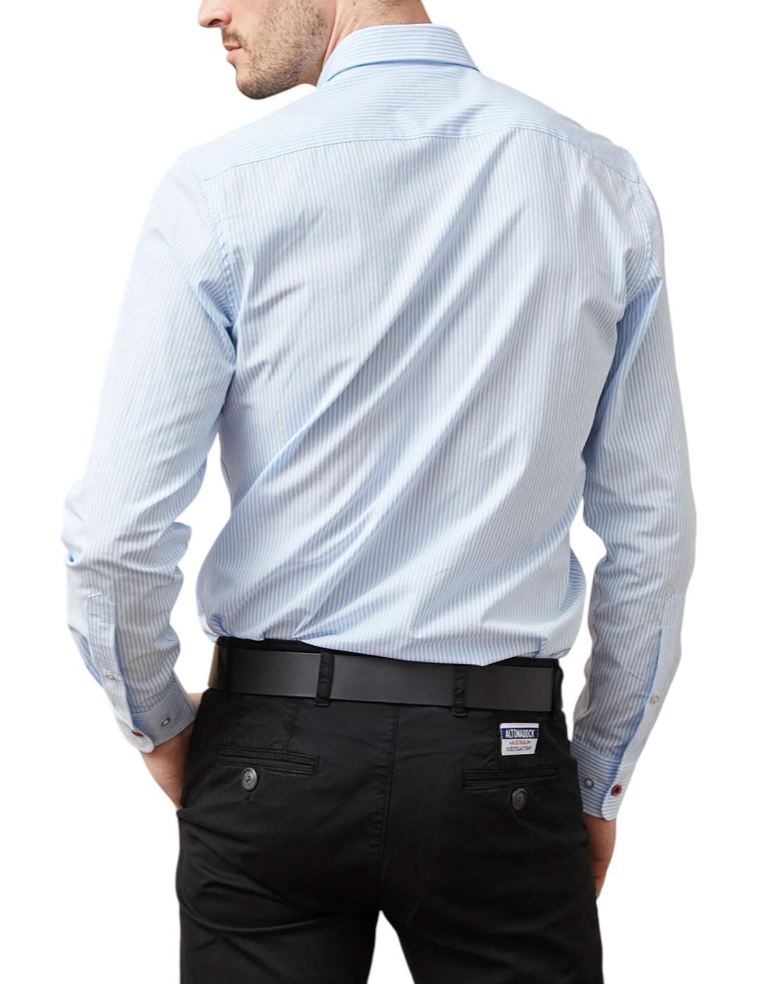 Camisa Altona Dock de cuadros azules para hombre
